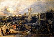 Peter Paul Rubens Tournament in front of Castle Steen Spain oil painting artist
